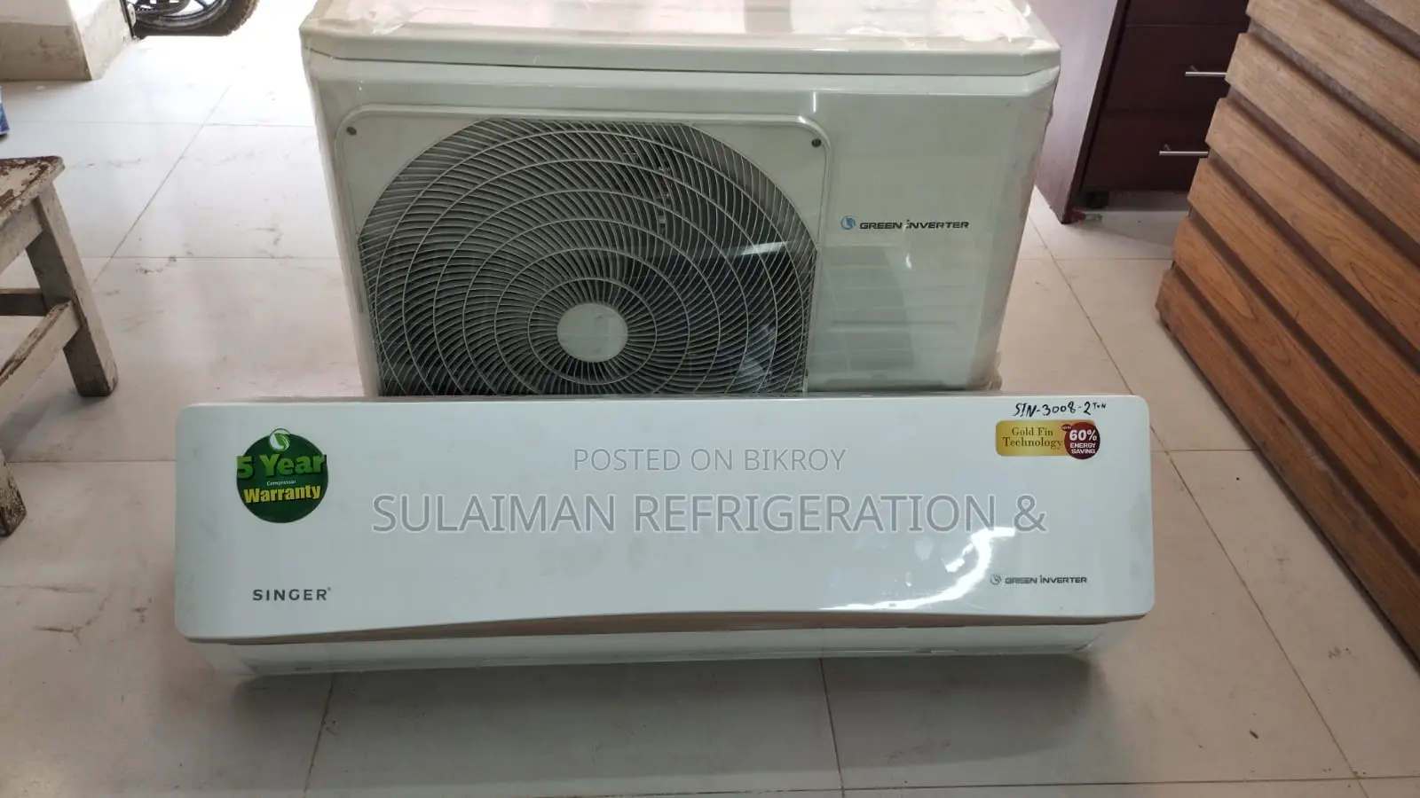 2 Ton Singer Green Inverter AC for Sale 51,000