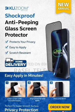 IPhone Tempered Glass (HD & Privacy) | 13-17 Series Eid Offer