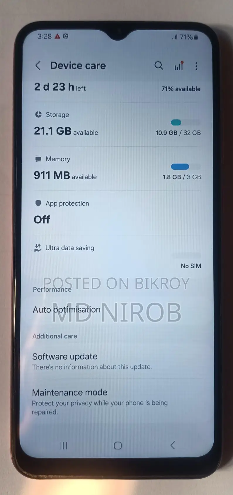 Samsung Galaxy A04e . (Used)