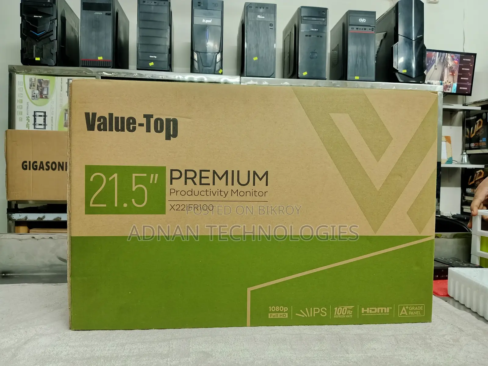 New Monitor – 22″ Borderless Full HD IPS | 100Hz HDMI Display