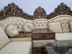 Premium Teak Wood Sofa Set and Tea Table