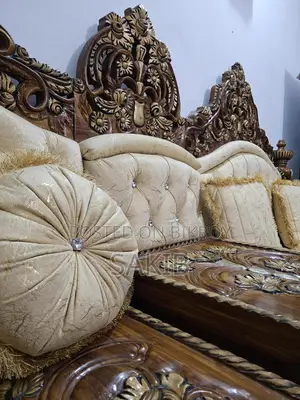 Premium Teak Wood Sofa Set and Tea Table