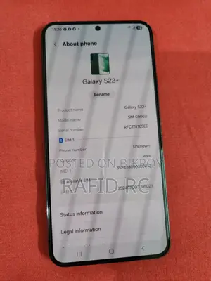 Samsung Galaxy S22 Plus snapdragon 8 gen 1 (Used)