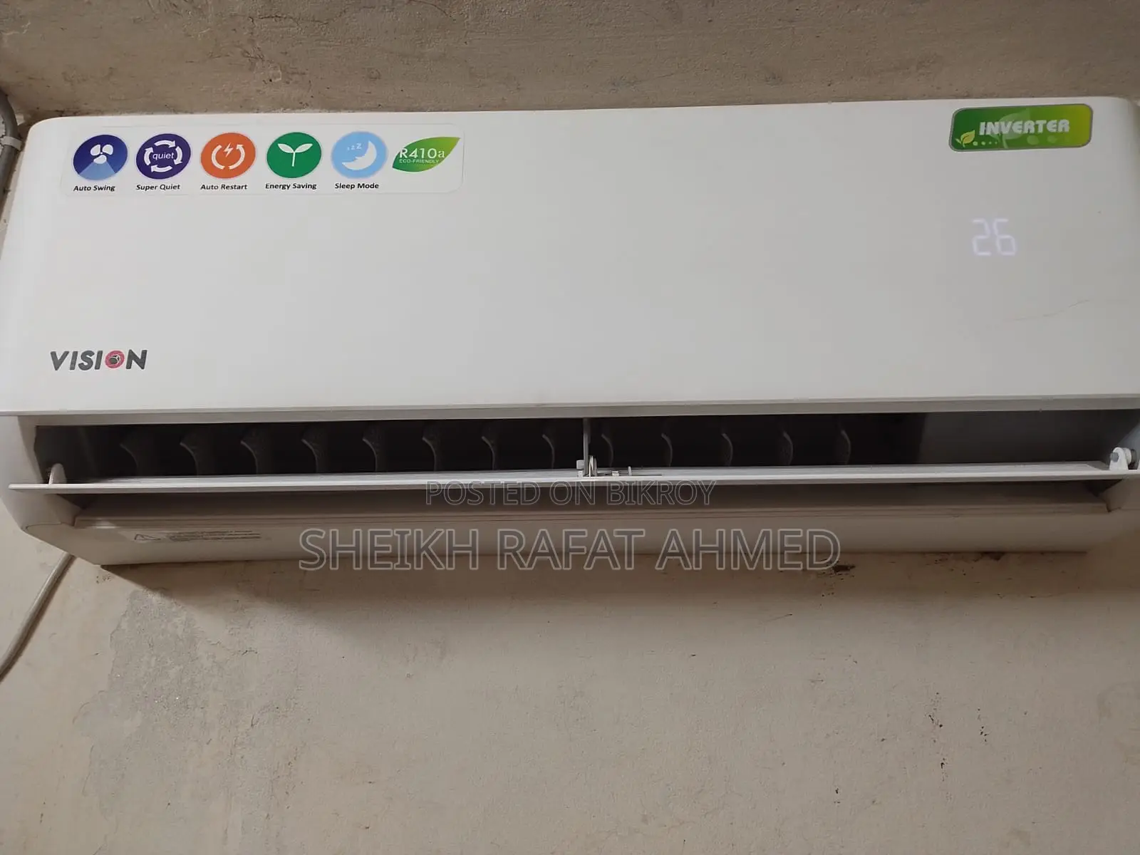 Vision 1 Ton Split Type APCI Inverter 3D Pro AC