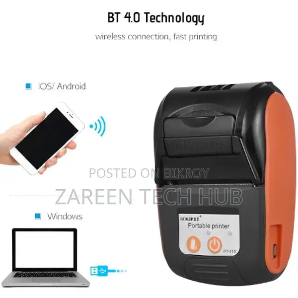 Goojprt PT-210 Bluetooth Receipt POS Printer