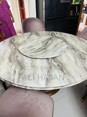Marble Dining Table and Chairs