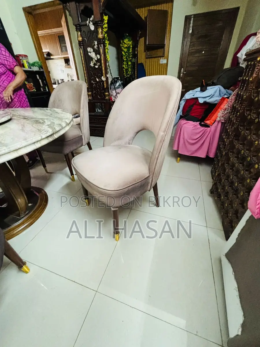 Marble Dining Table and Chairs
