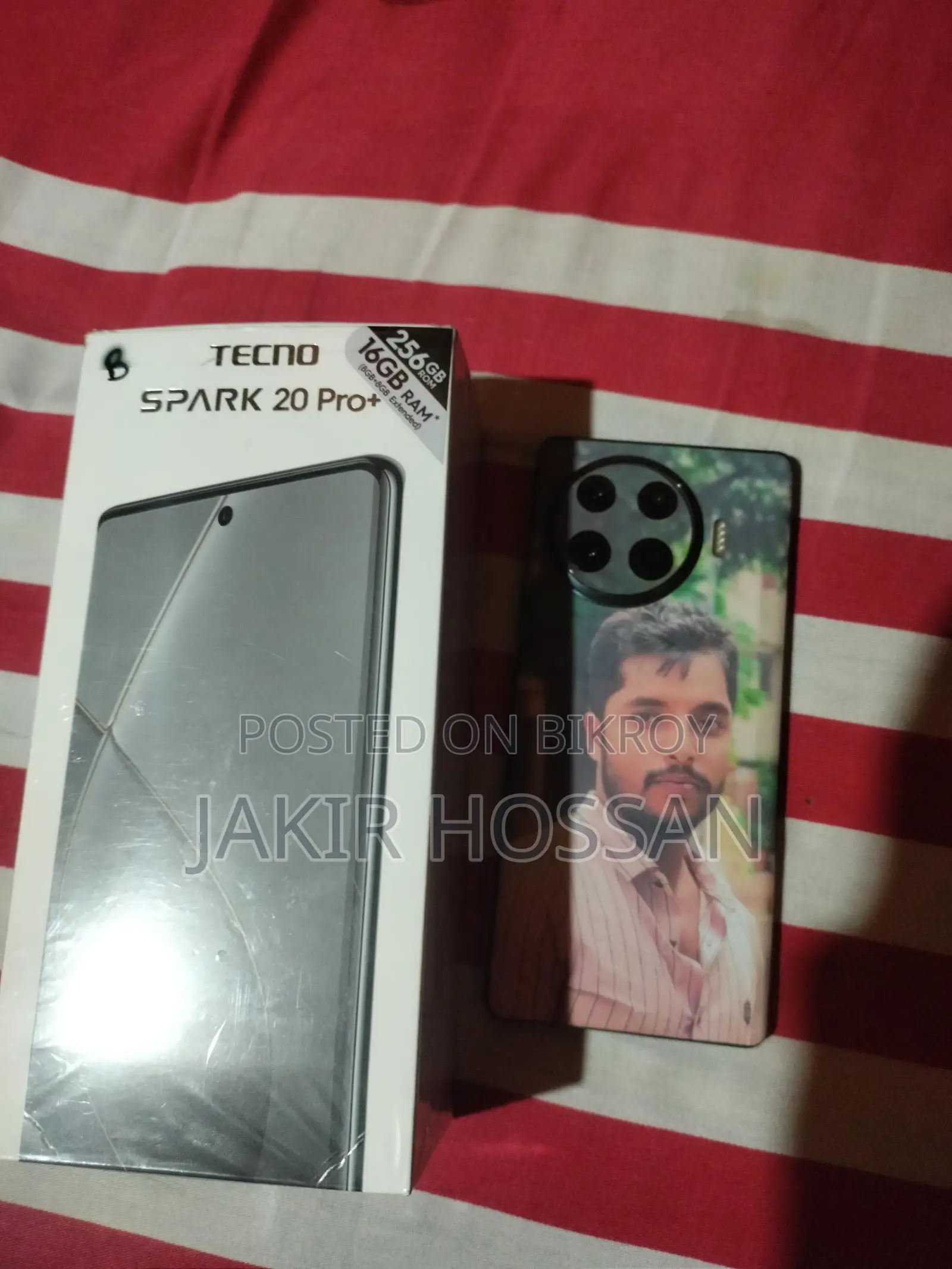 Tecno Spark 20 Pro+ Ram 8 +8 Rom 256 (Used)