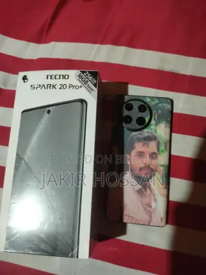 Tecno Spark 20 Pro+ Ram 8 +8 Rom 256 (Used)