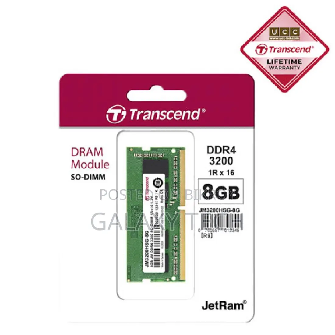 Transcend 8GB JM DDR4 3200Mhz SO-DIMM