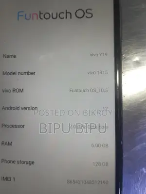 Vivo Y19 (Used)