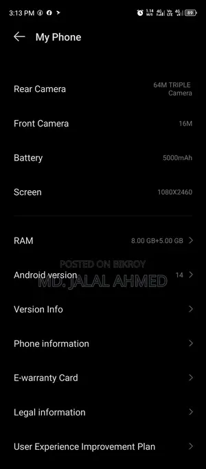 Infinix Note 30 . (Used)
