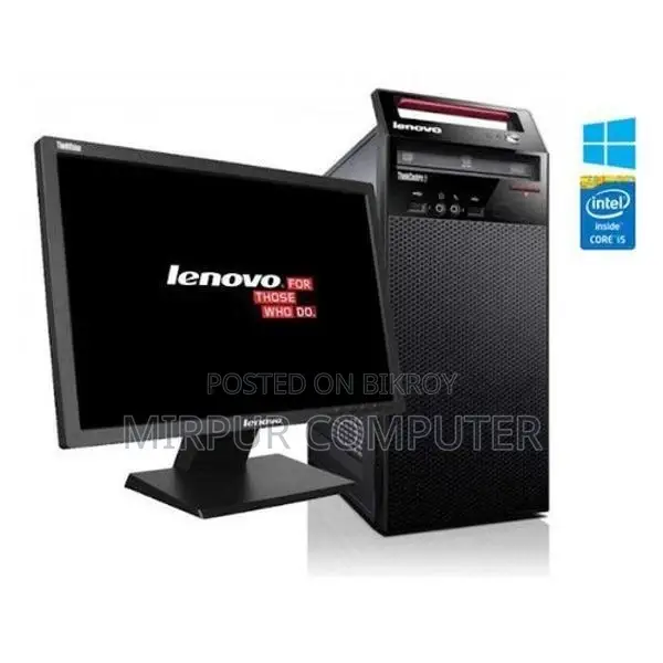 Desktop PC Core i5 4th Gen, Lenovo 19" LED, 250GB HDD, 8GB RAM