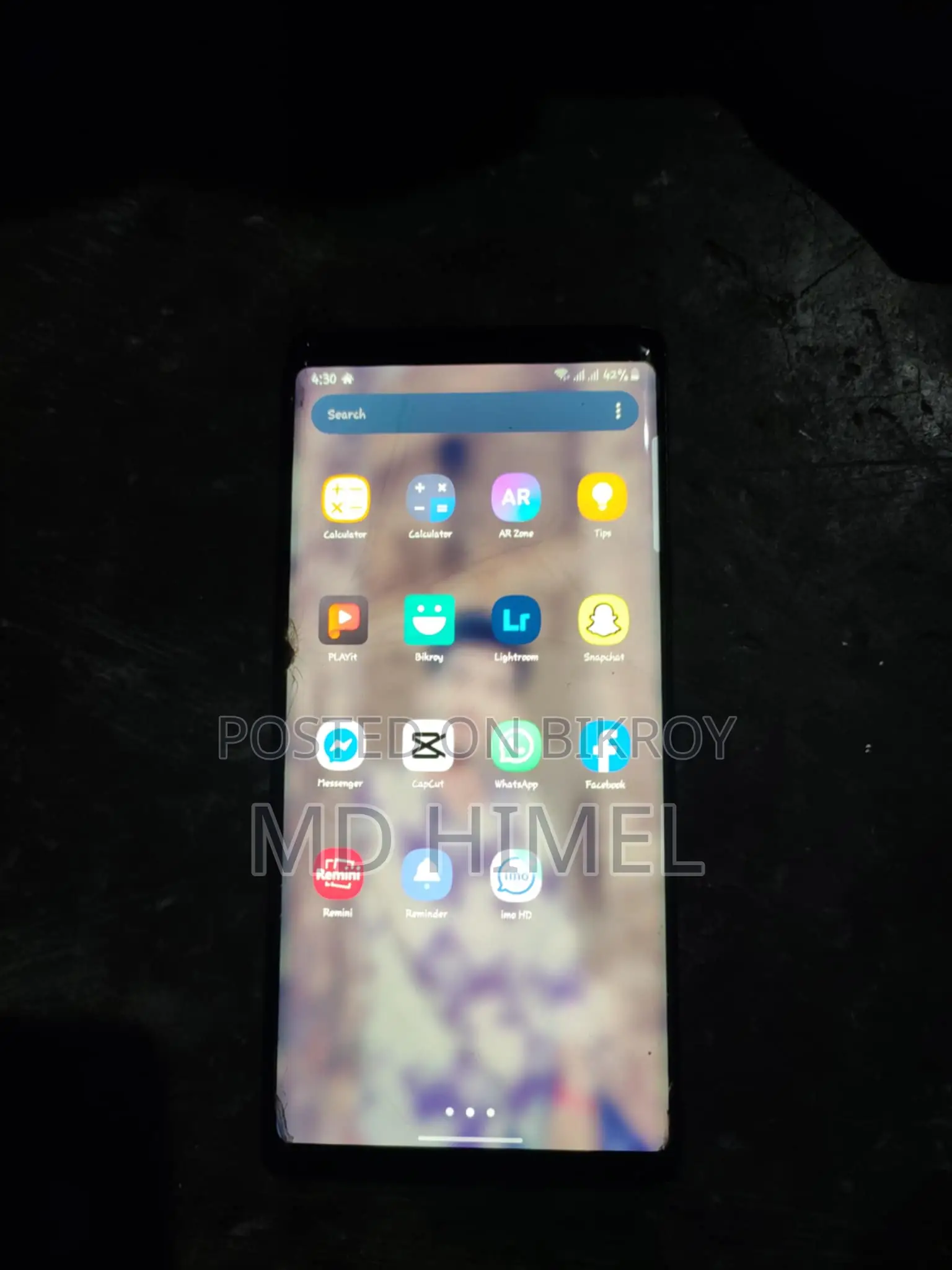 Samsung Galaxy Note 9 ` (Used)