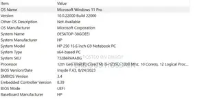 Hp Laptop For Sale