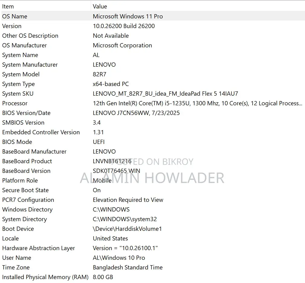 Lenovo IdeaPad Flex 5 (8/512) New Condition