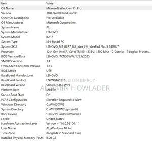 Lenovo IdeaPad Flex 5 (8/512) New Condition
