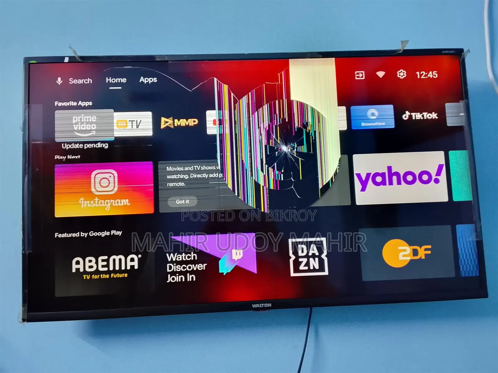 Walton TV Display Issue