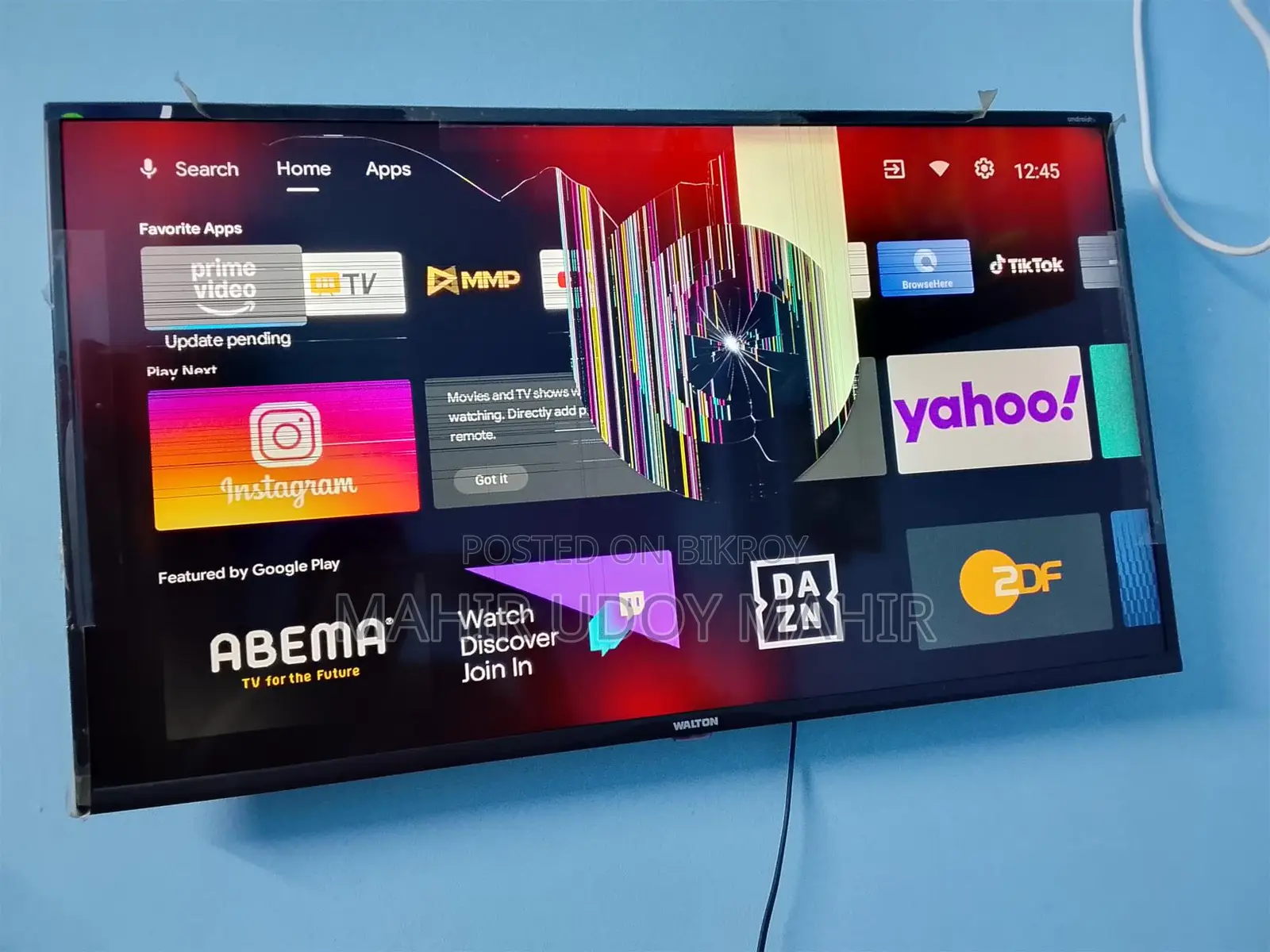 Walton TV Display Issue