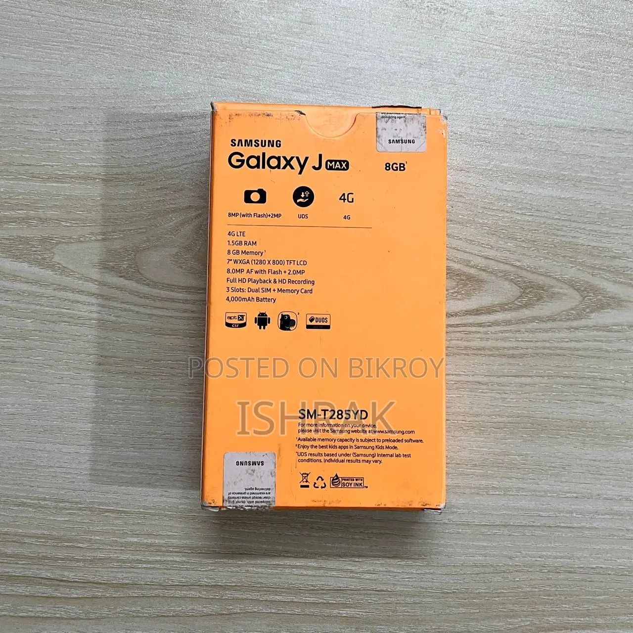 Samsung Galaxy J Max Tab (SM-T285YD)