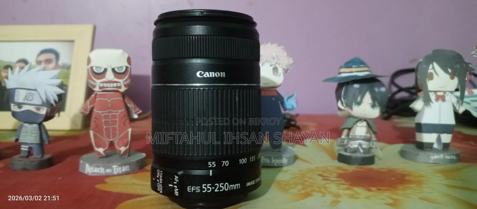 Canon EF-S 55-250mm f/4-5.6 IS II Lens