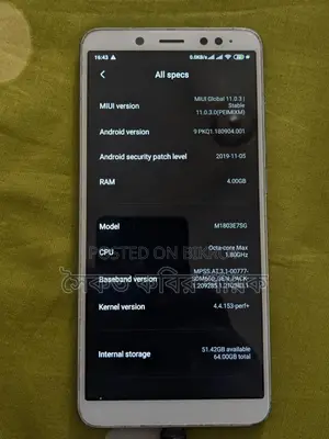Xiaomi Redmi Note 5 Pro 4/64 (Used)
