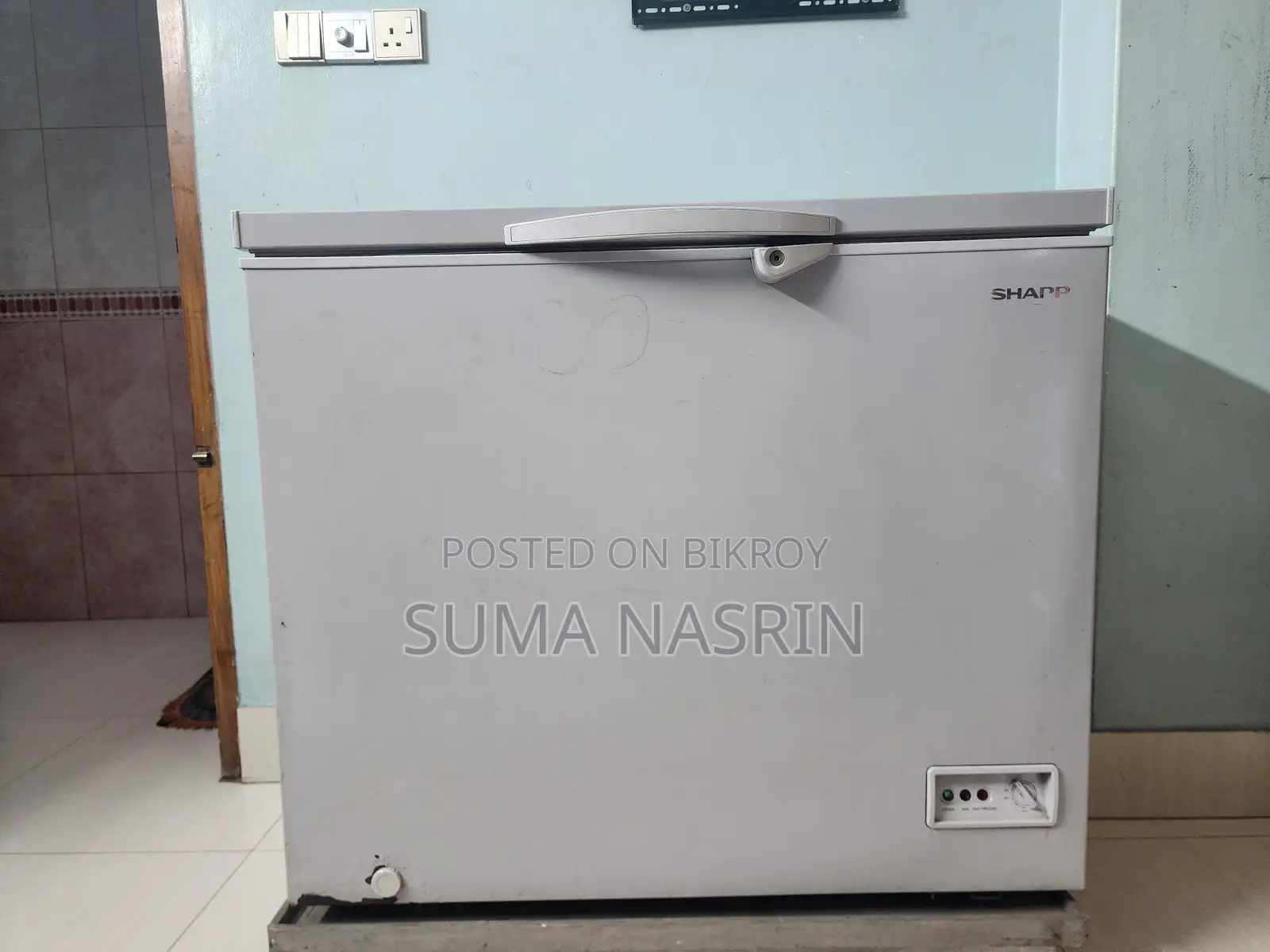Sharp 180-liter deep freezer for sale.
