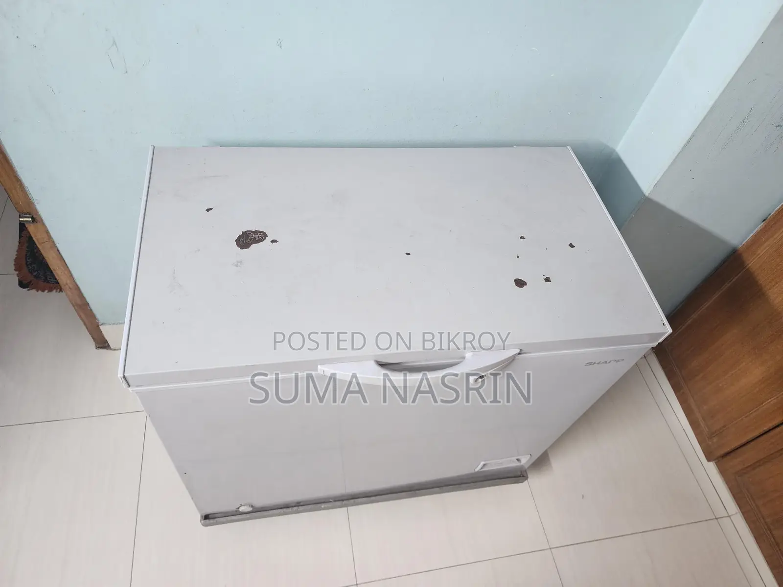 Sharp 180-liter deep freezer for sale.