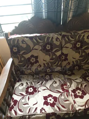 Mahogany Wood Sofa