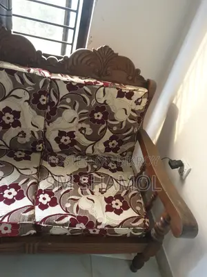 Mahogany Wood Sofa