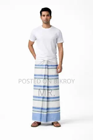 6-yard 100% Cotton Lungi