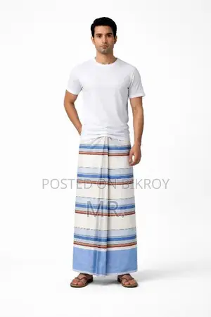 6-yard 100% Cotton Lungi