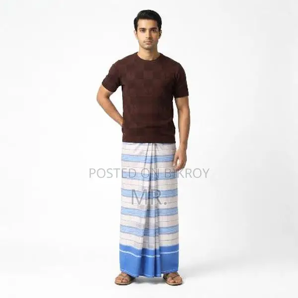 6-yard 100% Cotton Lungi