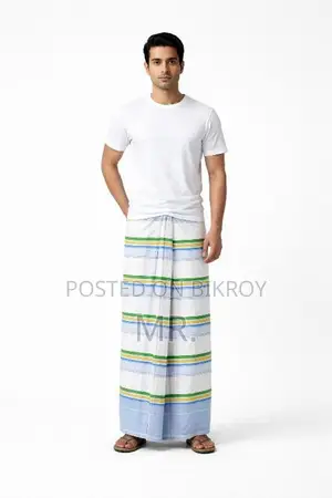 6-yard 100% Cotton Lungi