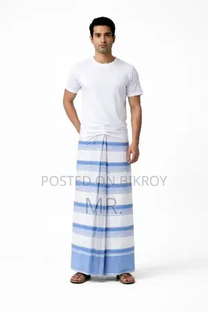 6-yard 100% Cotton Lungi
