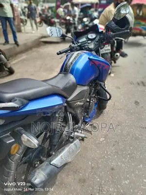 টিভিএস অ্যাপাচি আরটিআর ১৬০ টুভি ২০২২ নীল