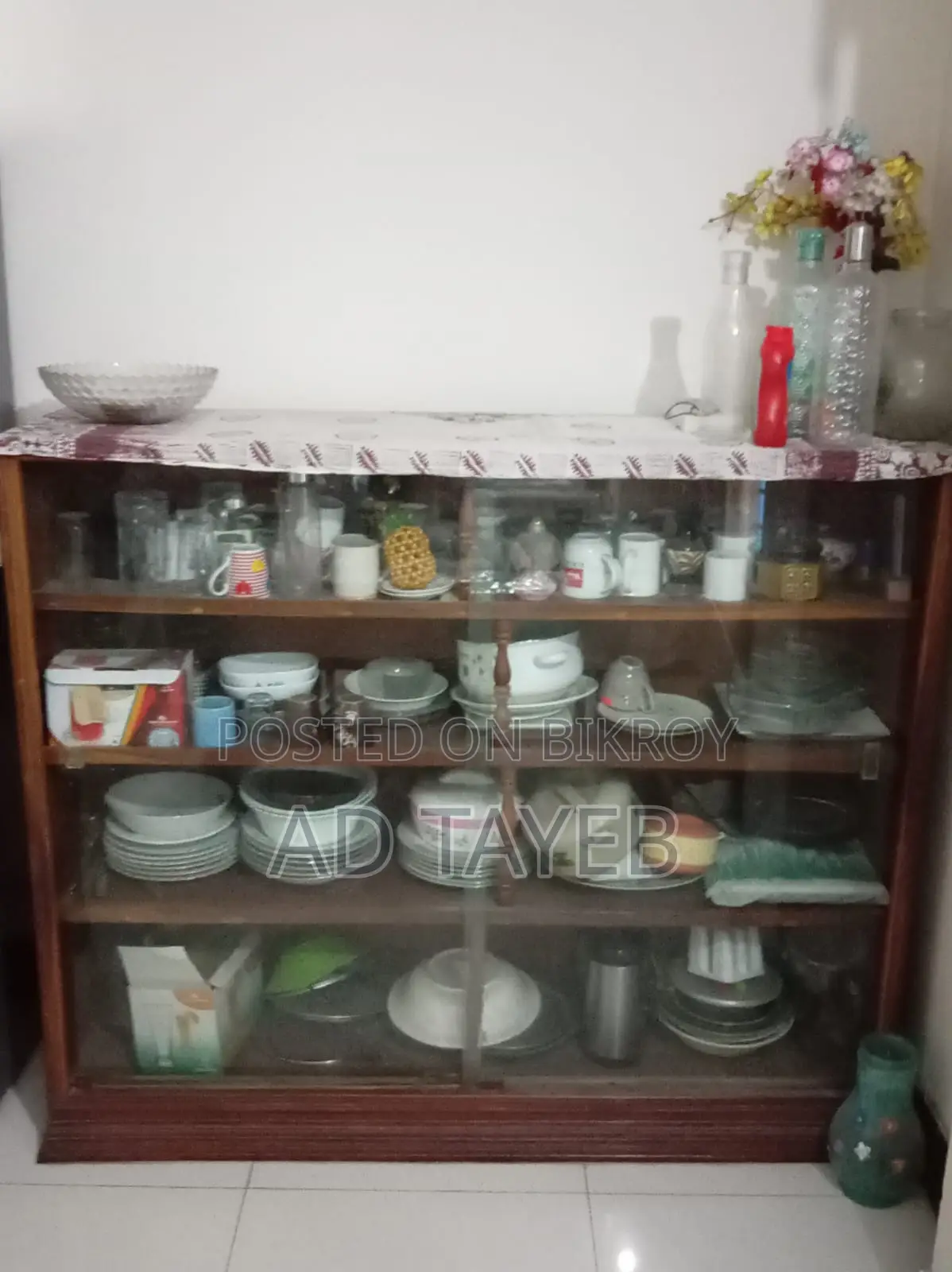 Teak Wood Showcase