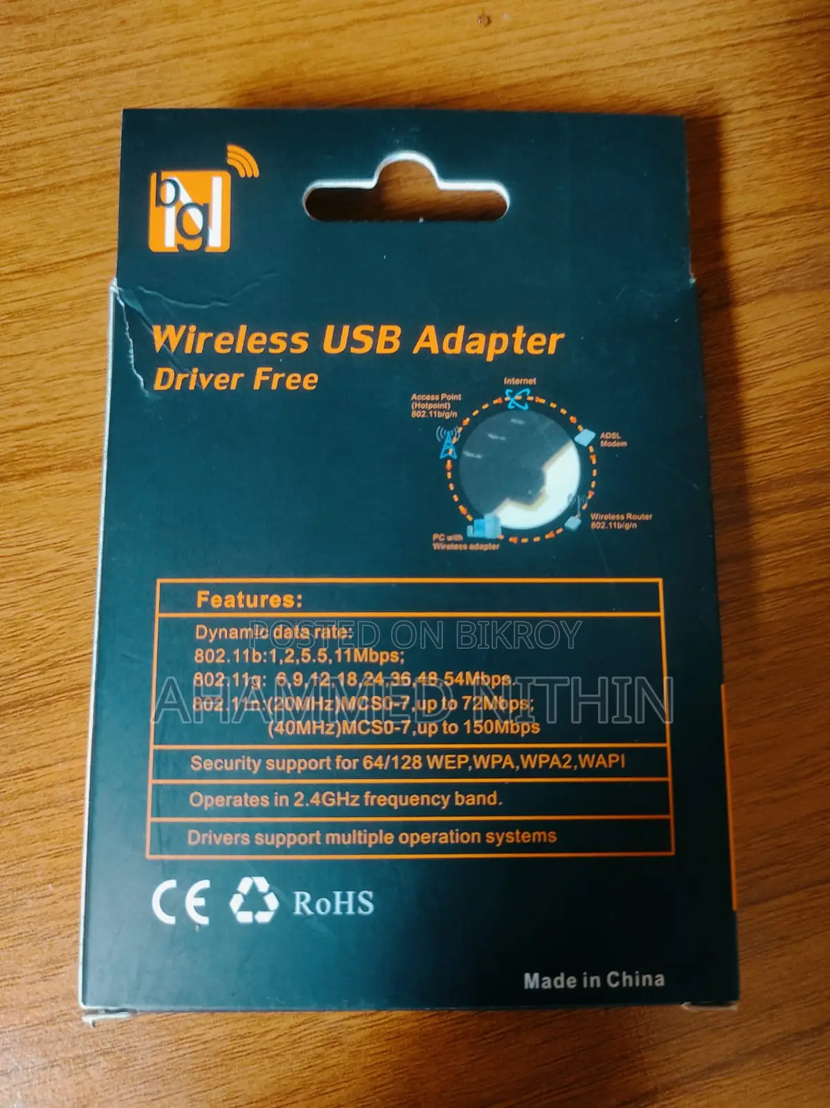 Uw06 Wifi Wireless Usb Adapter