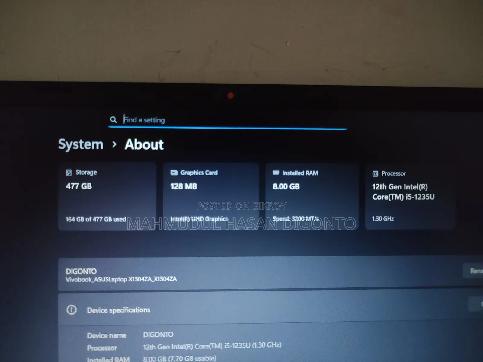 Asus Laptop for Sale