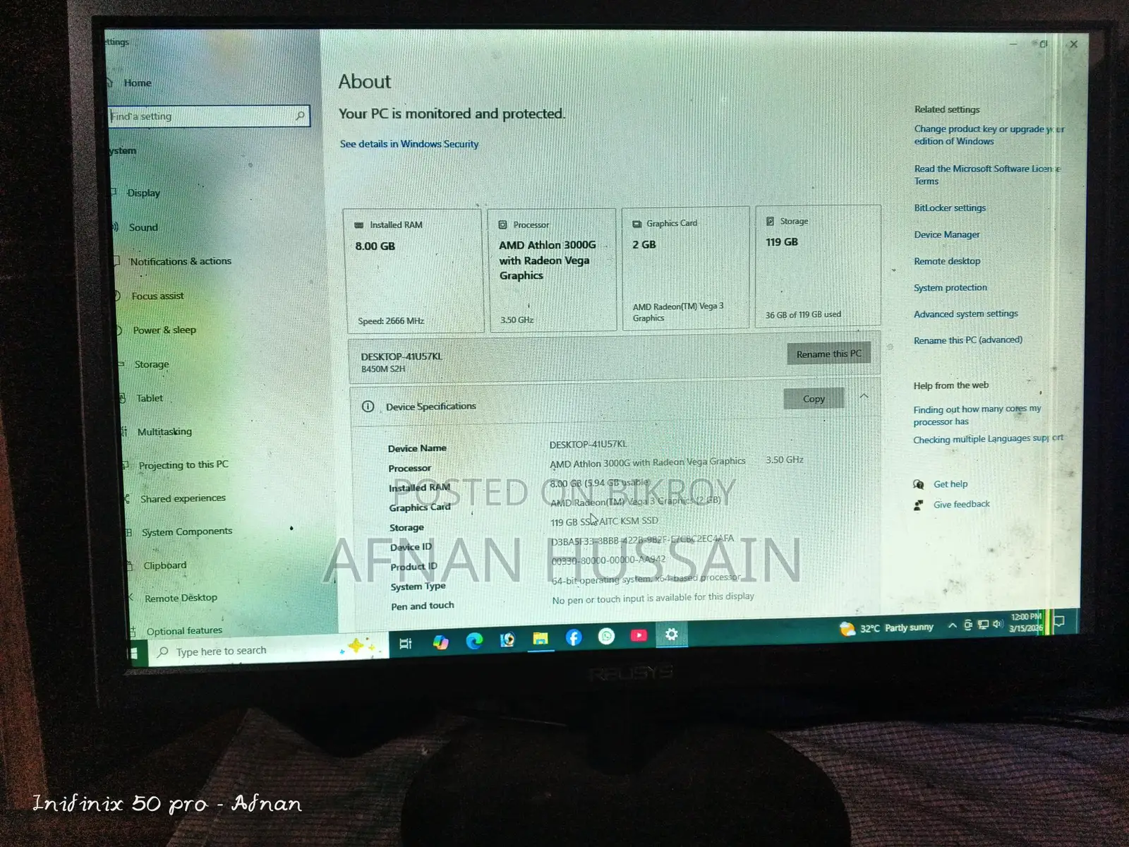Desktop for sale