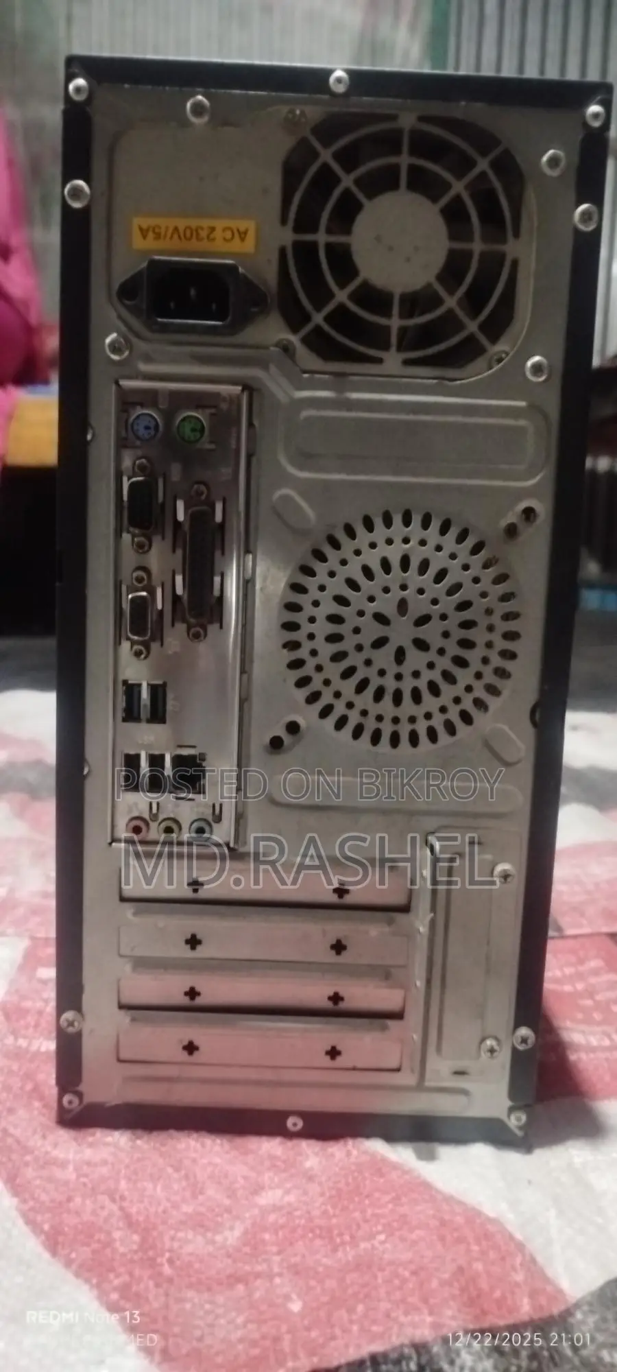 Desktop computer