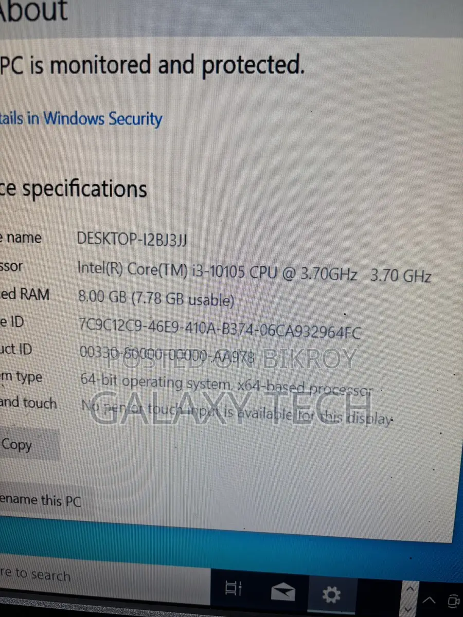 HP ProDesk 400 G7 MT Core I3 10th Gen Mid Tower Desktop PC