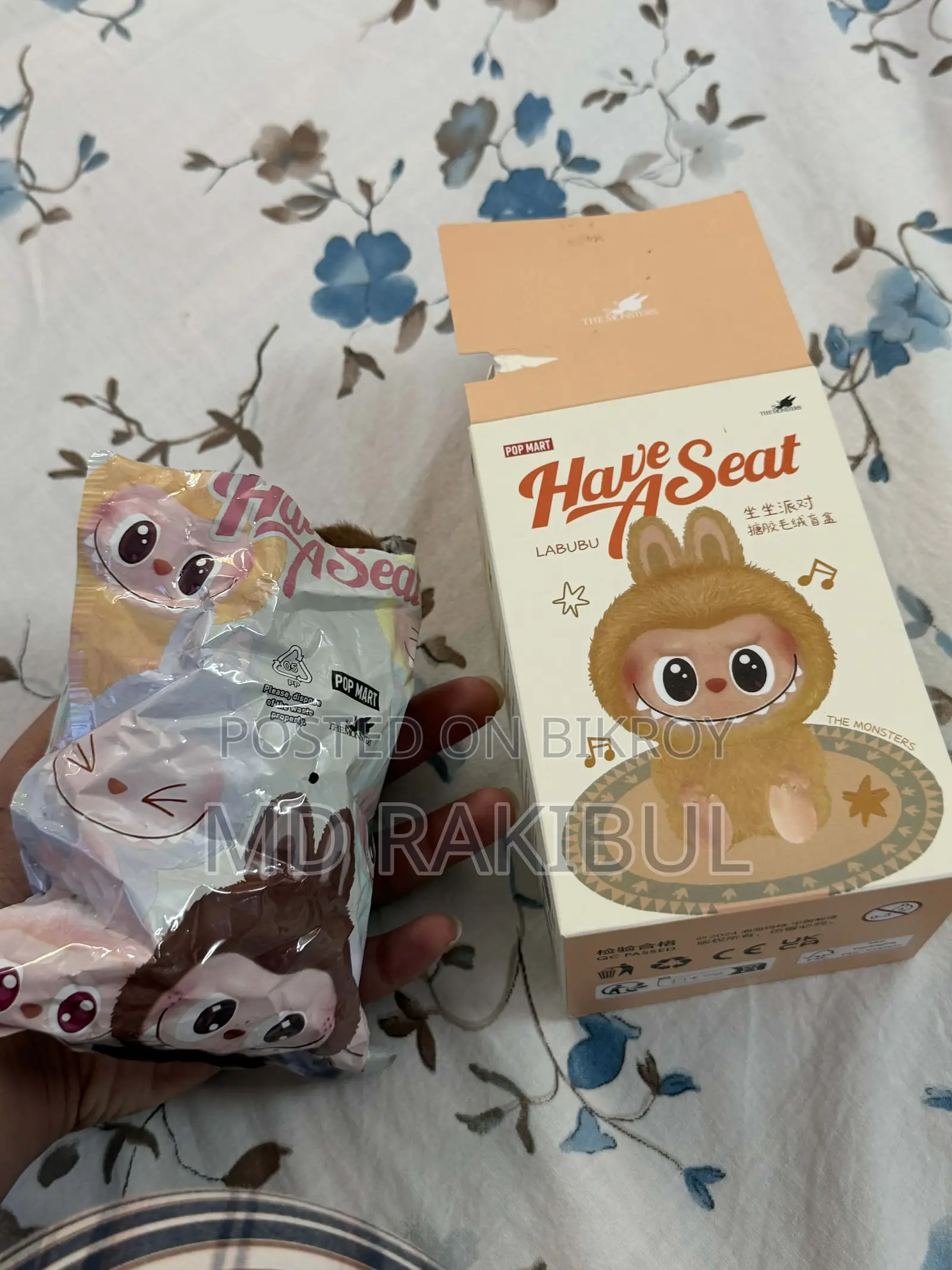 Labubu Doll (Have a Seat Series) Original Pop Mart