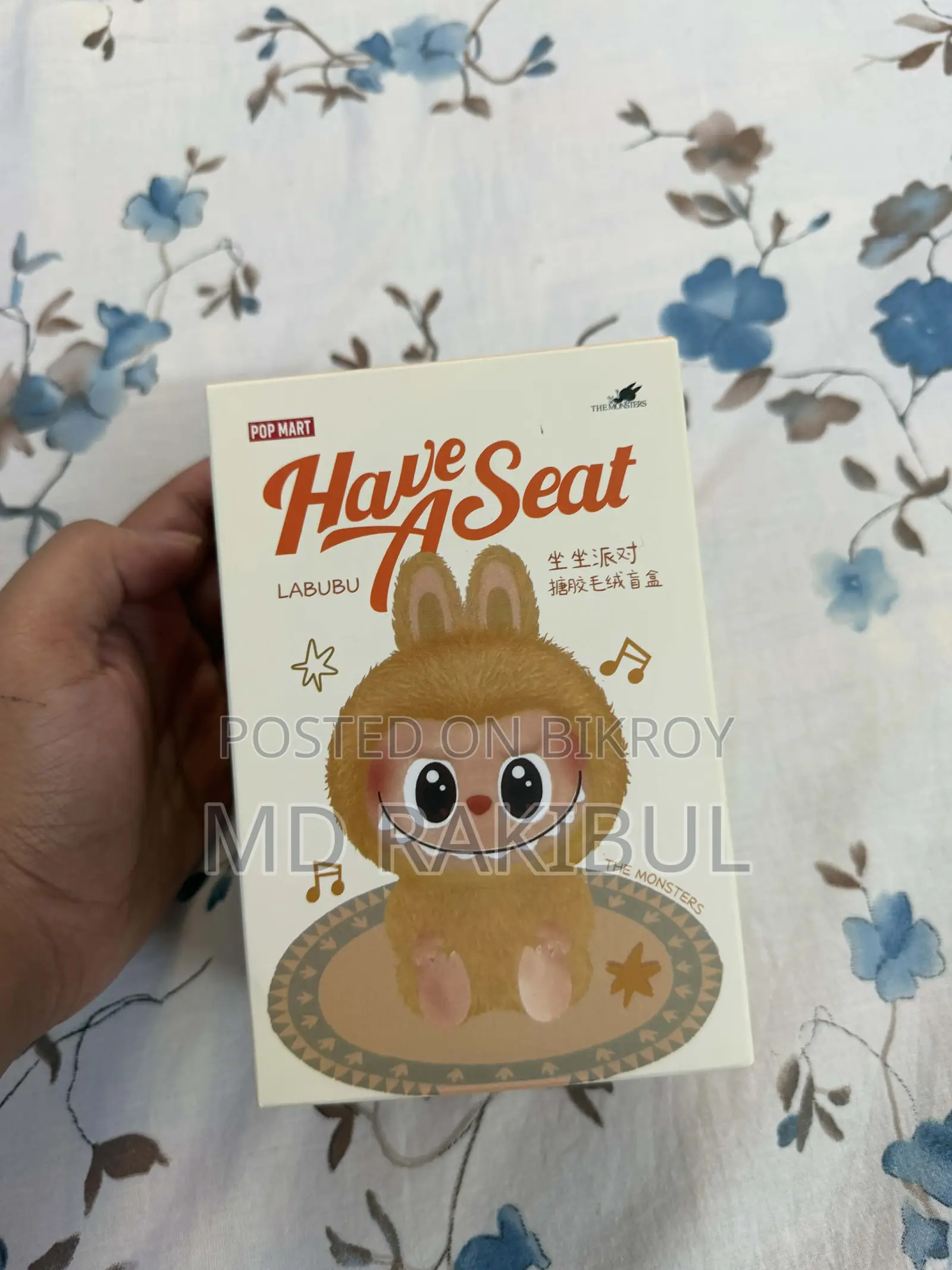 Labubu Doll (Have a Seat Series) Original Pop Mart
