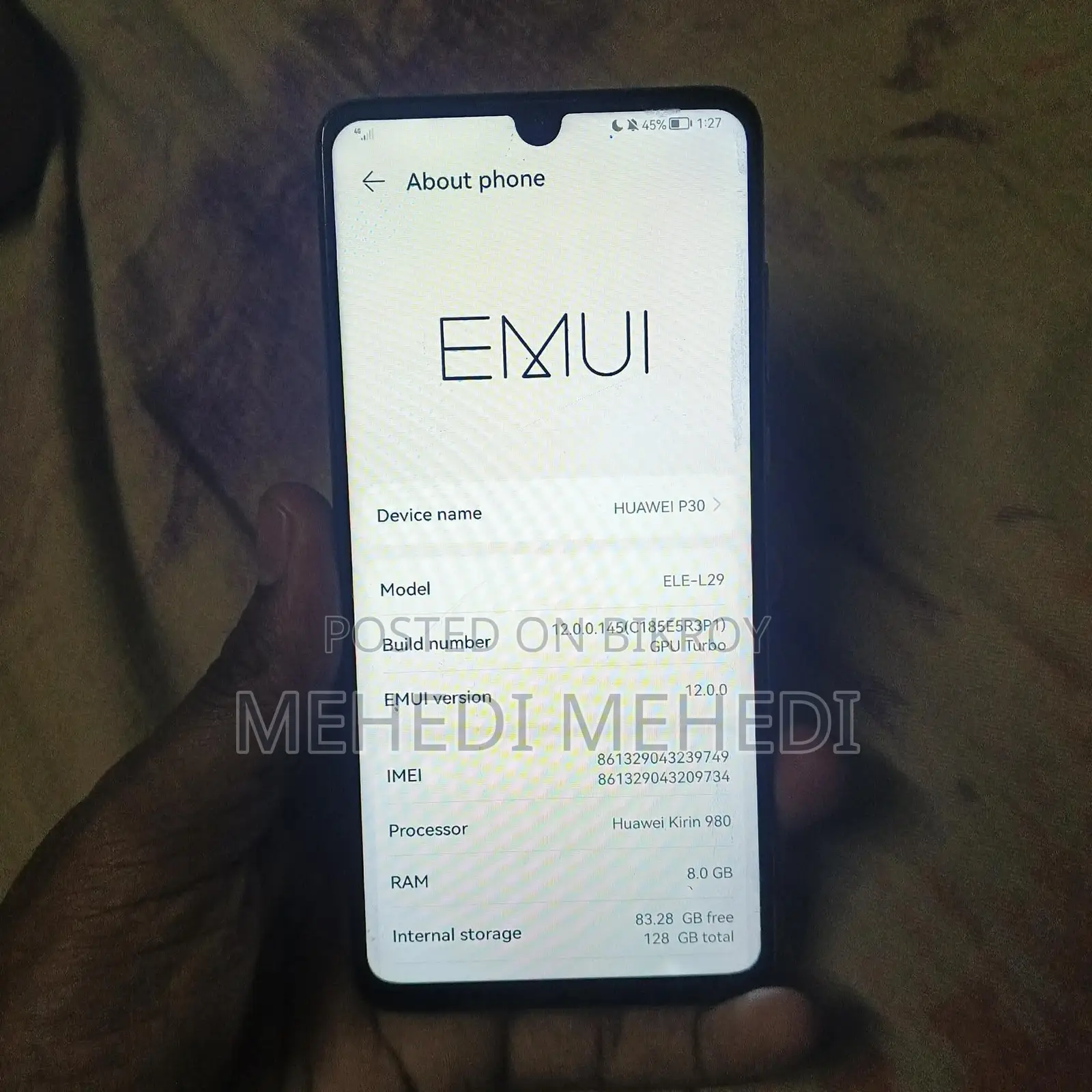 Huawei P30 (ব্যবহৃত)