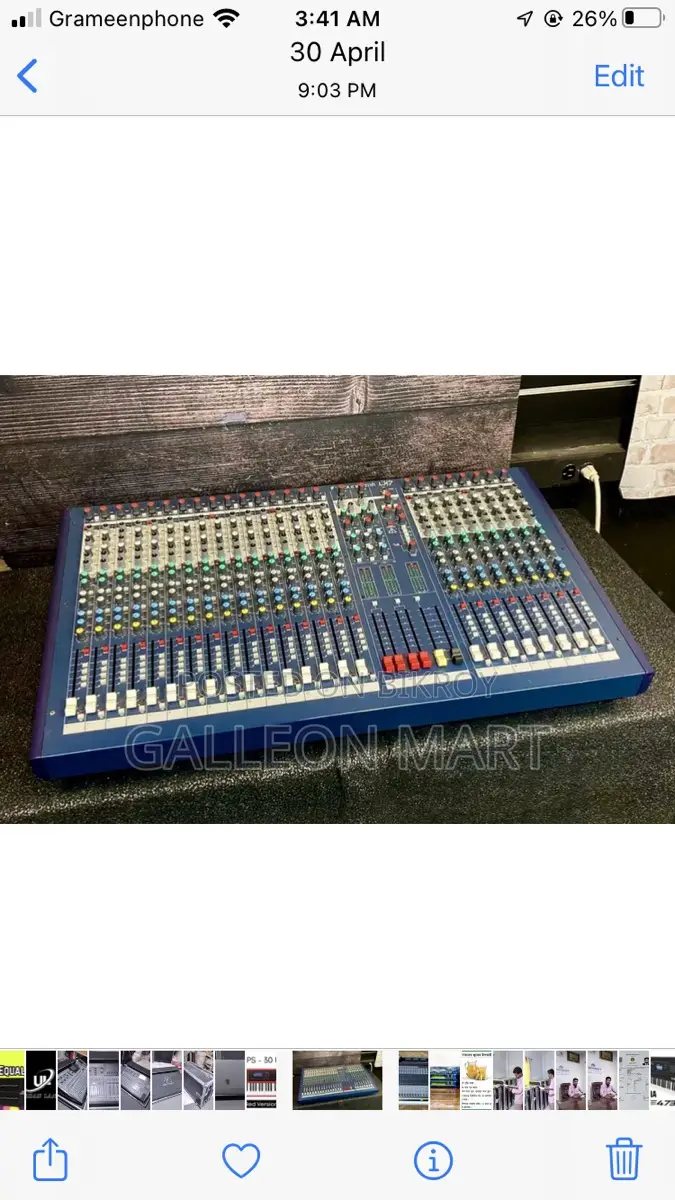 Soundcraft Lx-7ii-24 Original England