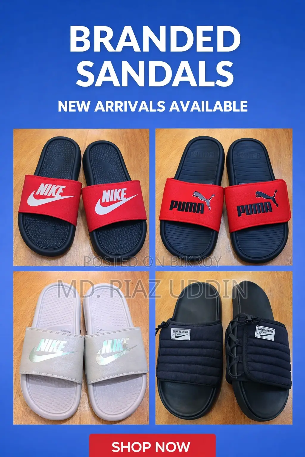 Original Nike & Puma Shoes and Slippers