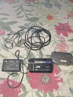 JVC Everio hard disk drive (HDD) camcorder.