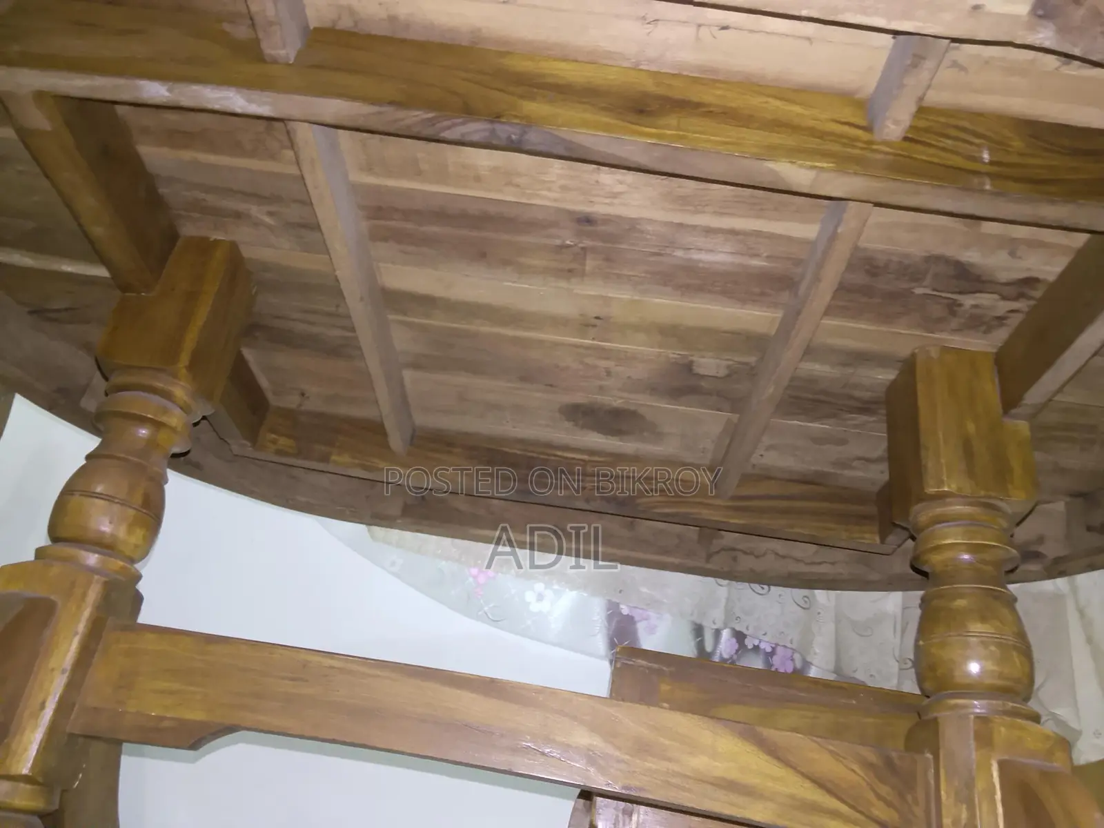 Teak Wood Dining Table Set - Durable and Strong 4-Chair Set