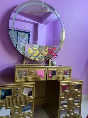 Luxury Dressing Table, Showcase, Bed, Almirah Combo